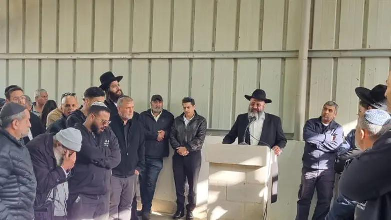 funeral of Shimon Ma'atuf