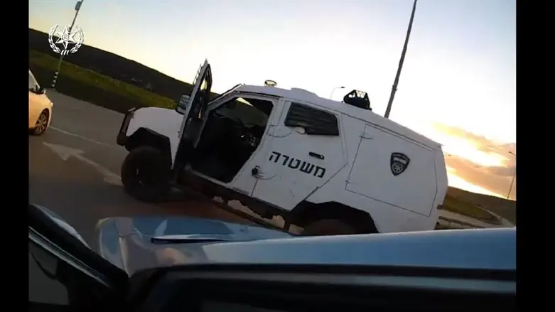 Police arrest of the suspect