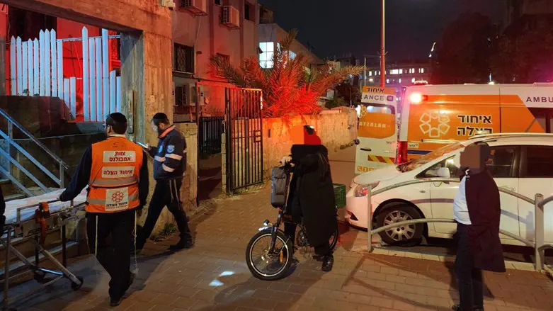 זירת הנפילה בבני ברק