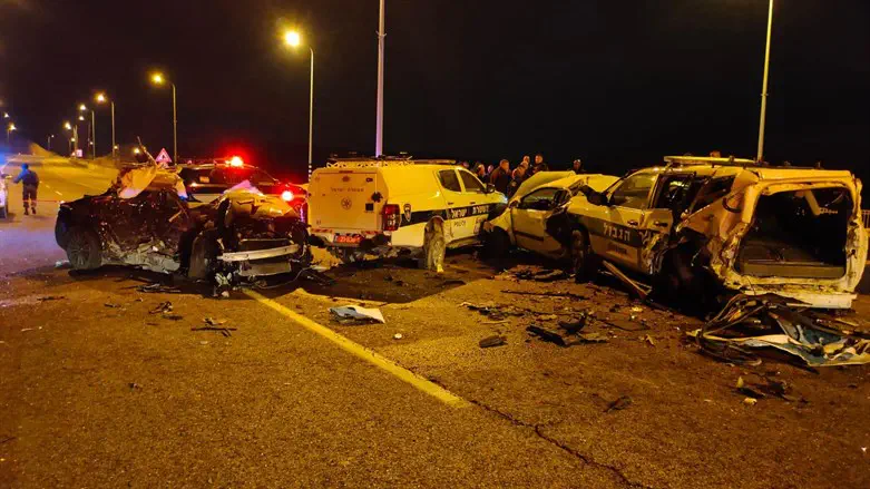 זירת התאונה