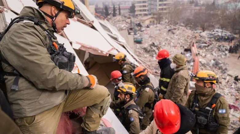  IDF "Olive Branches" search and rescue delegation