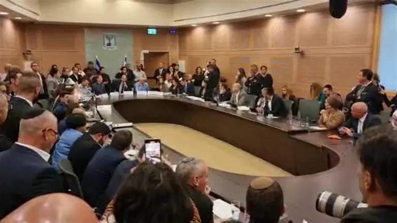 Session of the Knesset Constitution, Law and Justice Committee