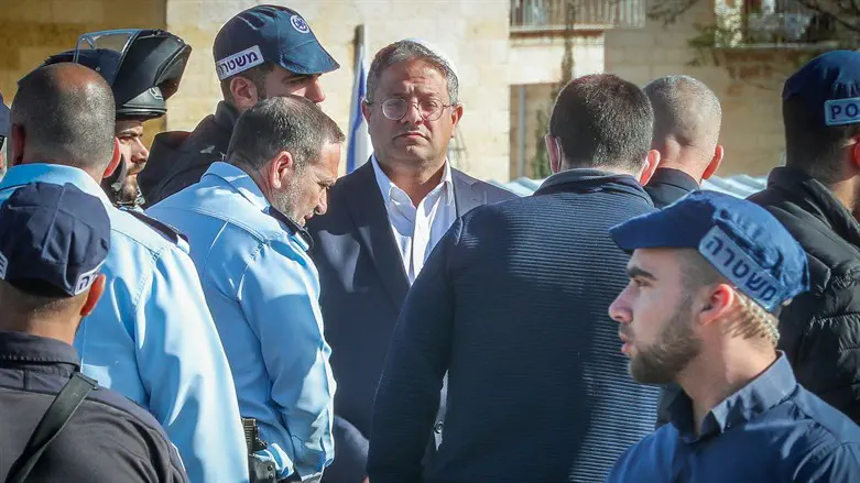 Minister Itamar Ben-Gvir & Police Commissioner Yaakov Shabtai