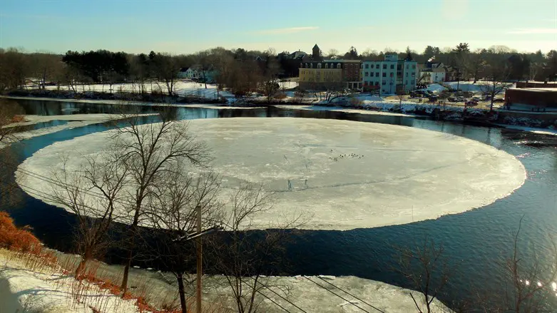 עיגול קרח- תופעה טבעית ונדירה