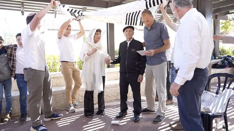The wedding ceremony