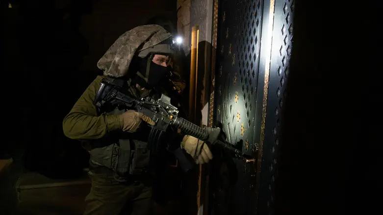 IDF soldier in Judea and Samaria