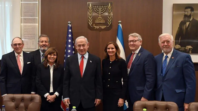 Netanyahu meets Congressional delegation
