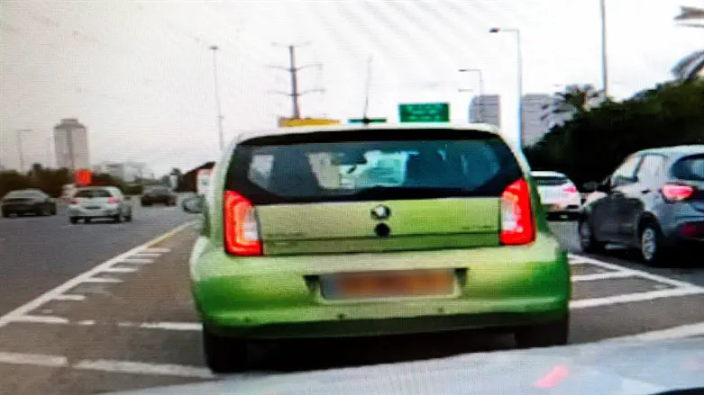 רכבו של החשוד