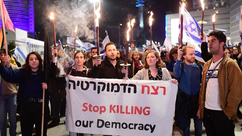 המחאה בתל אביב