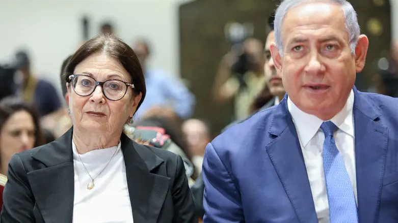 ראש הממשלה נתניהו והנשיאה חיות