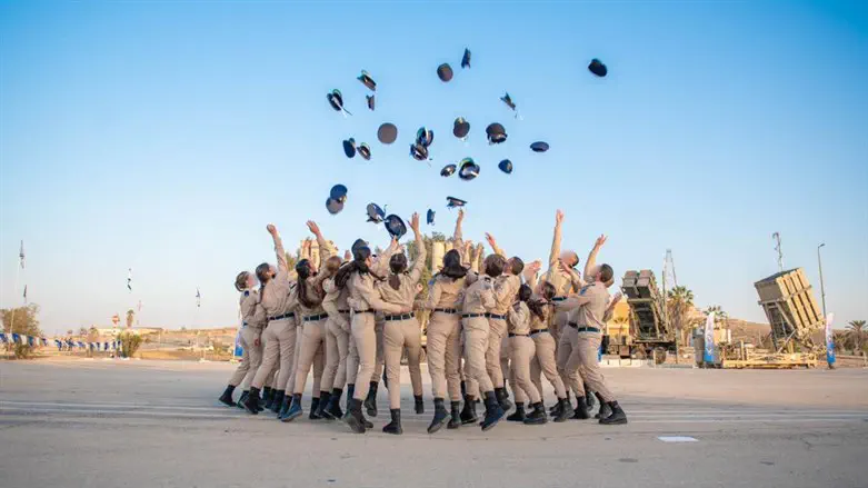 טקס סיום קורס קציני מערך ההגנה האווירית