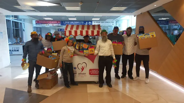 התלמידים בבית החולים