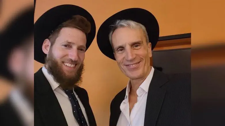 אברי גלעד והרב יעקב נחימובסקי