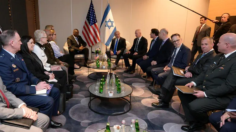 פגישת נתניהו ואוסטין 