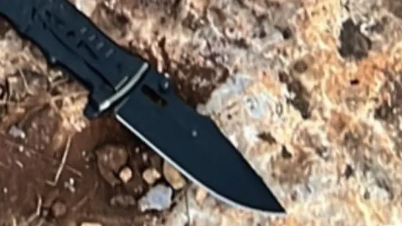 הציוד שאותר על המחבל