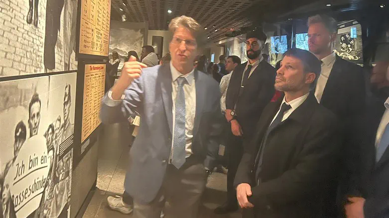 Smotrich at the US Holocaust Museum