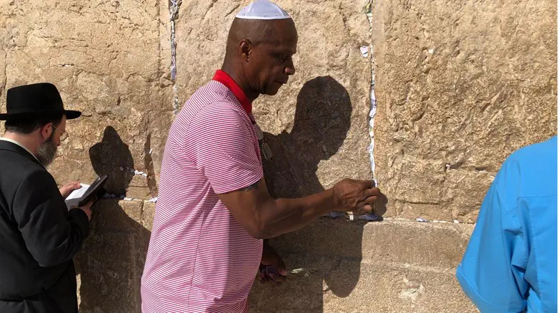 Darryl Strawberry visited Israel for the first time in 2018
