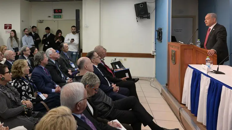 נתניהו עם בכירי אייפא"ק