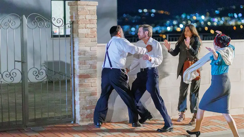 צילומי הסרט 'מעצר בית'