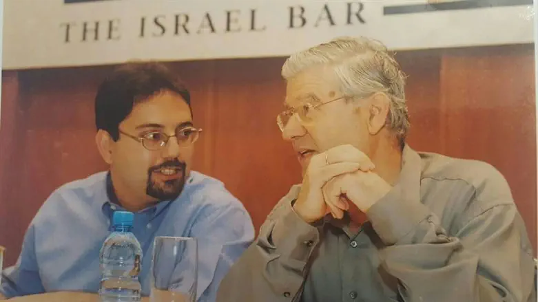 השופט ברק ויובל אלבשן בכנס לשכת עורכי הדין באילת 2001