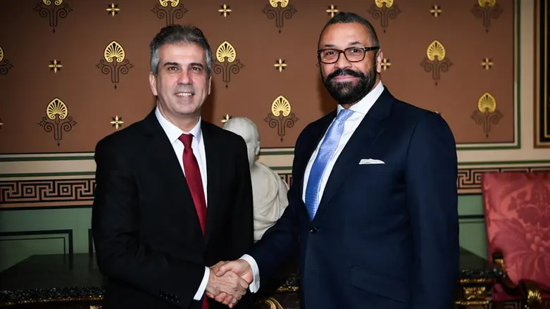 Eli Cohen and James Cleverly