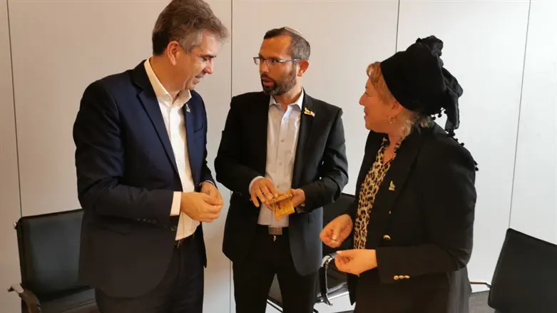 Foreign Minister Eli Cohen in Binyamin