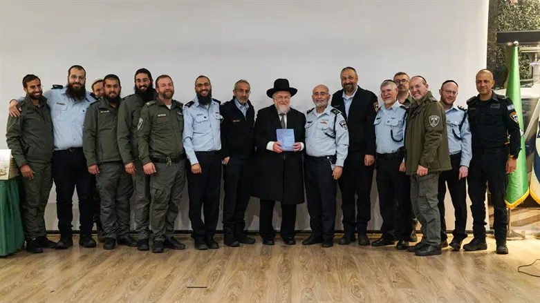 יום עיון לשוטרים החרדים והדתיים