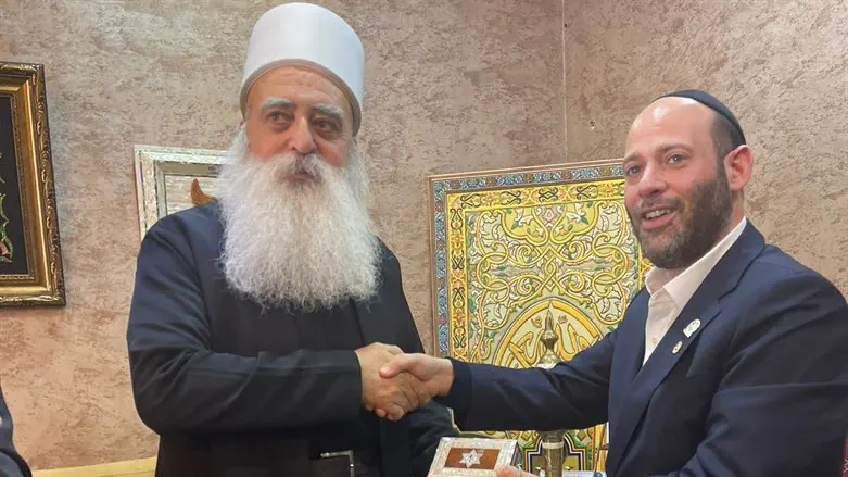 יוסי ערבליך בביקור אצל השייח'