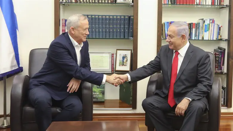 נתניהו וגנץ