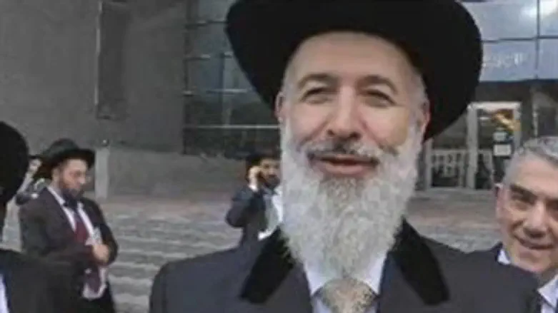 הרב מצגר בבריסל