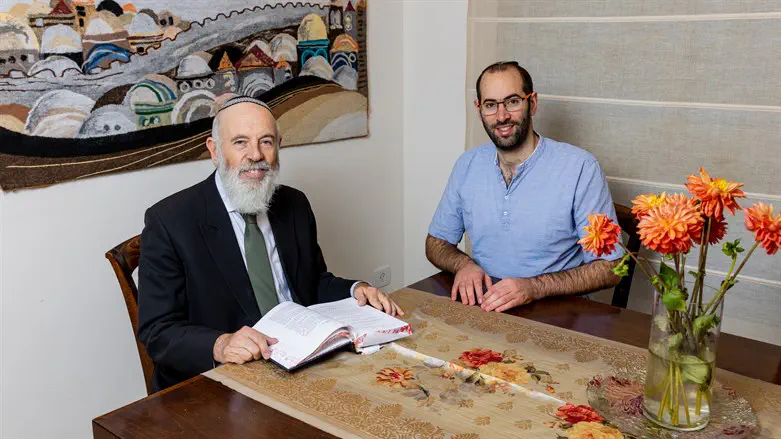 הרב אליעזר איגרא ובנו אורי איגרא