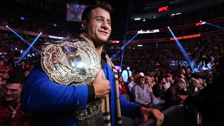 Maxwell Jacob Friedman attends a UFC event