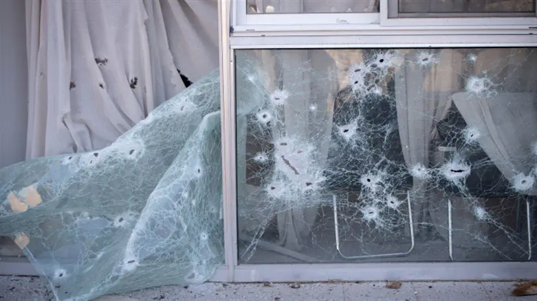 פגיעת רקטה בשלומי