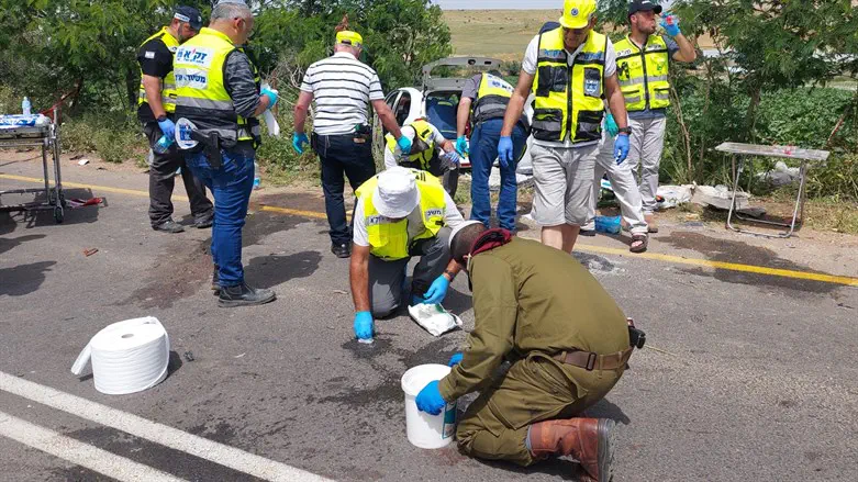 The scene of the attack