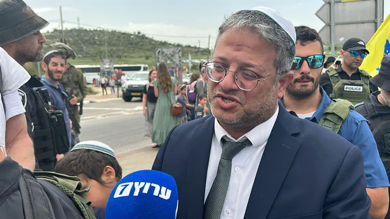 השר בן גביר באביתר