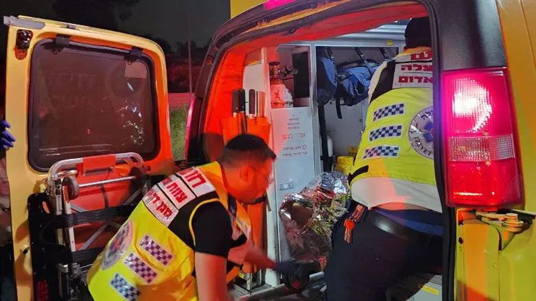 הפינוי לבית חולים