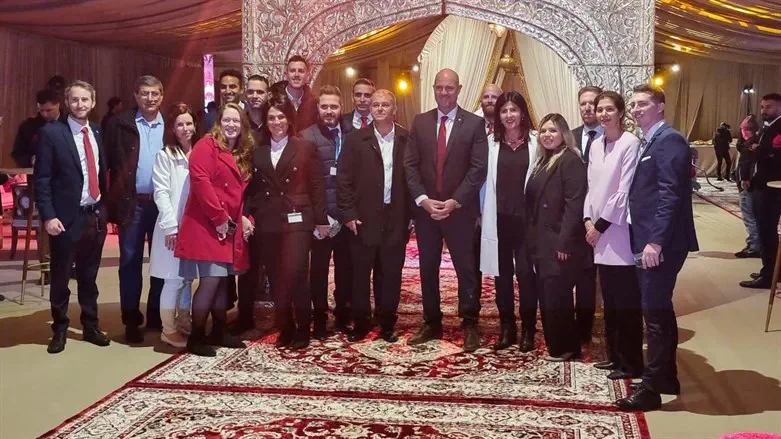 Knesset Speaker at Mimouna event