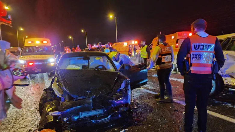 На месте ДТП