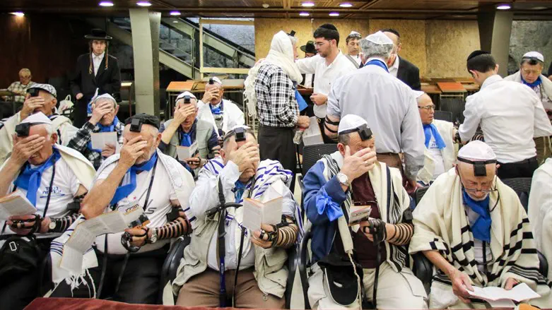 Holocaust survivors celebrate their bar mitvahs for the first time at the Western Wall
