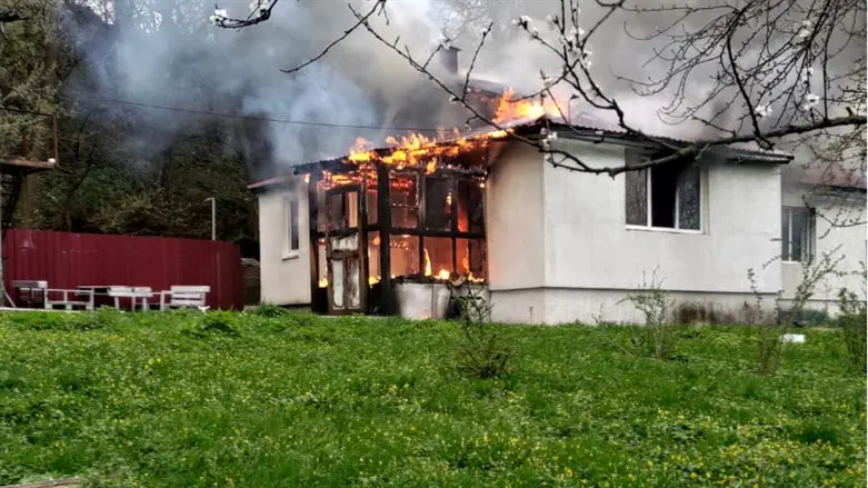 Пожар в Гадяче