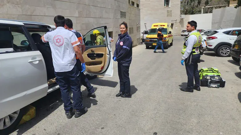 Место смертельного ДТП в Ашдоде