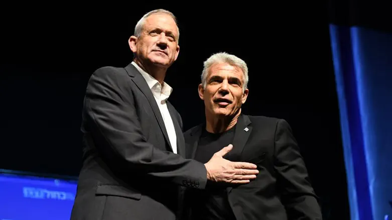 Бени Ганц и Яир Лапид