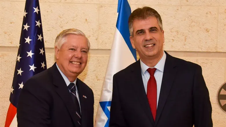 השר אלי כהן וסנאטור לינדזי גרהאם