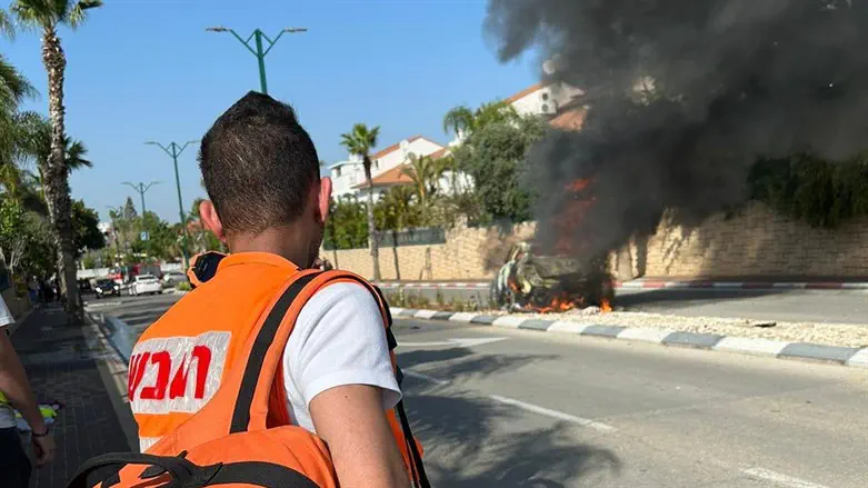 זירת הפיצוץ בראשון לציון
