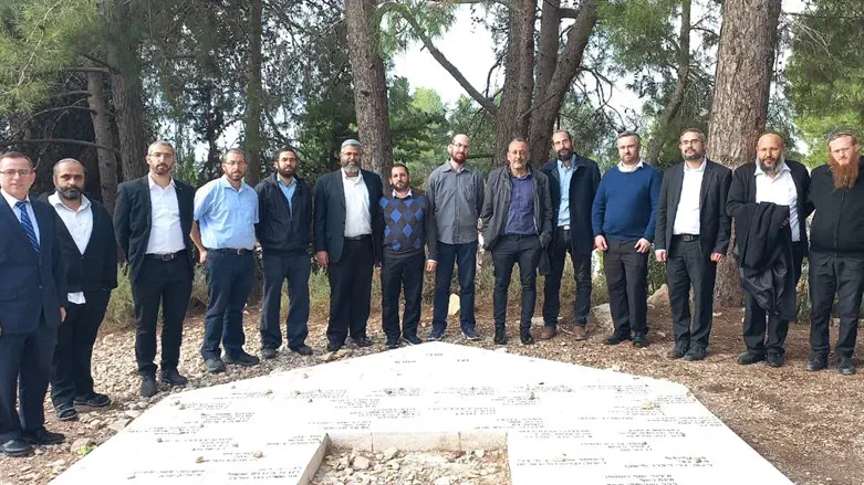 Rabbis at Mt. Herzl