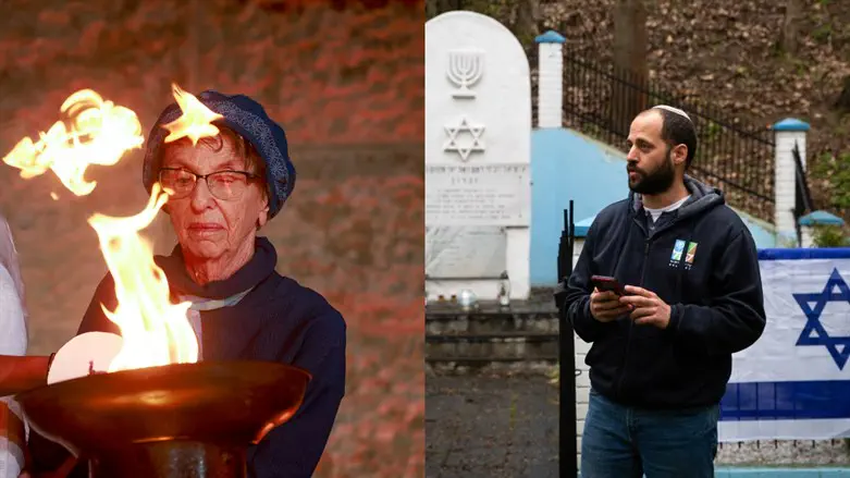 דוידי בן ציון וסבתו יהודית סולברג