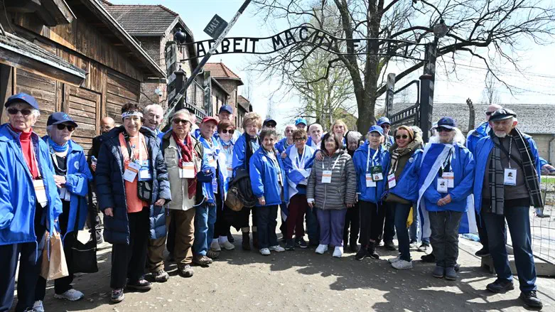Holocaust survivors at the March of the Living