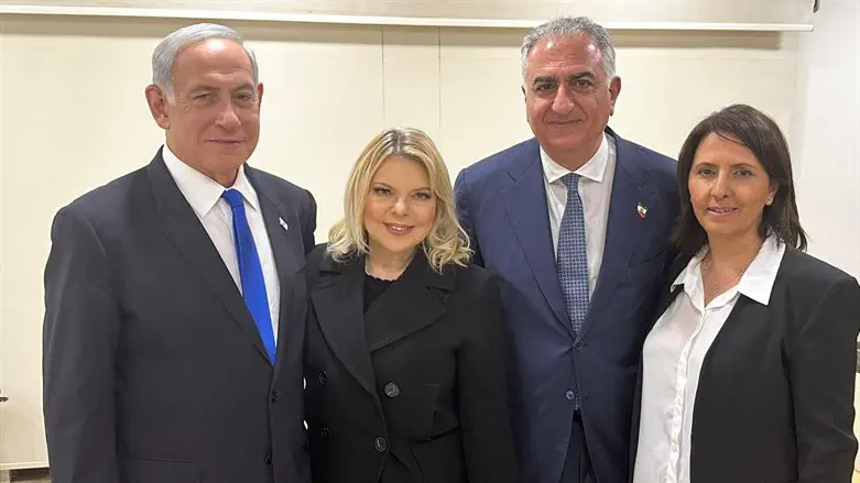 Чета Нетаньяху, Реза Пехлеви и Гила Гамлиэли