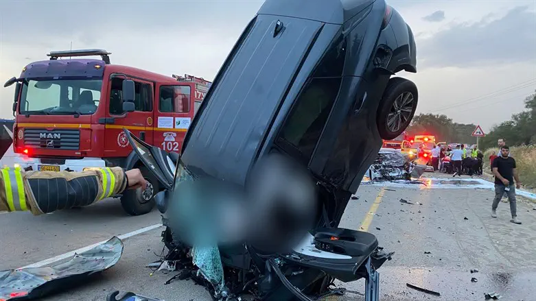 זירת התאונה