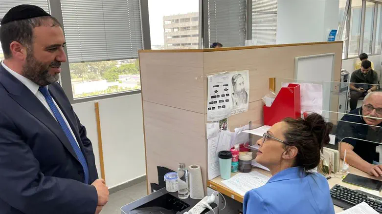 משה ארבל בביקור באשקלון